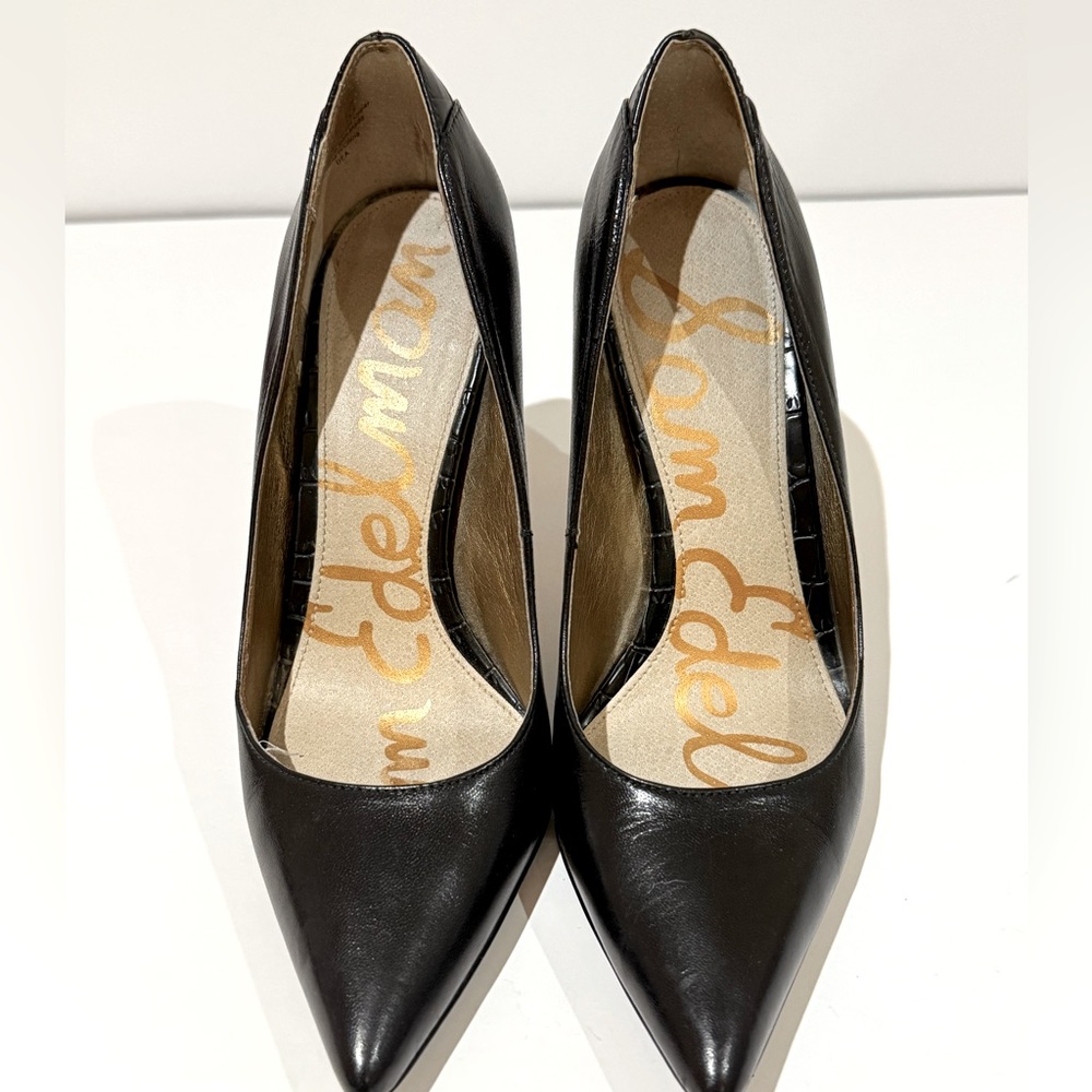 Sam Edelman Black Leather Pump